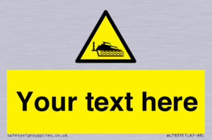 Custom warning grounding cruiser on lock cill